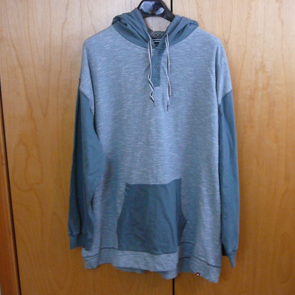 Men's Airwalk 3X long sleeve hoodie Grey